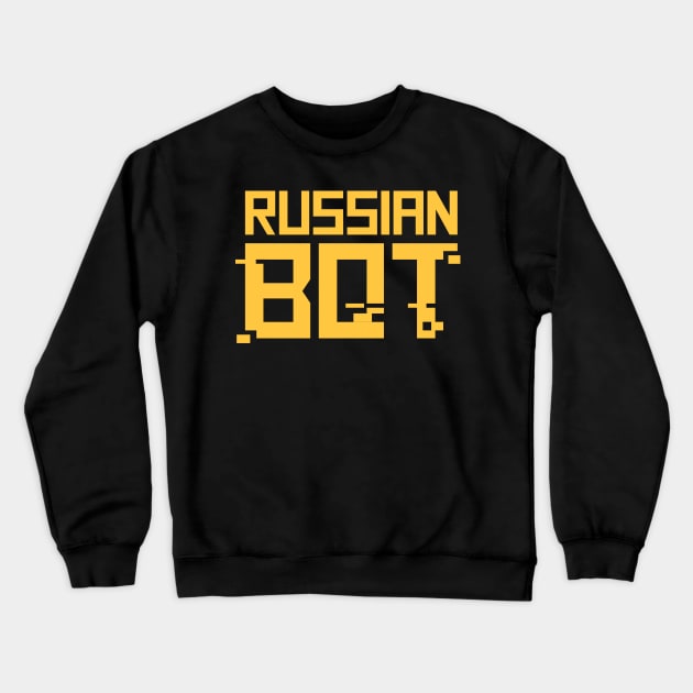 Funny Russian Bot / Internet Troll Crewneck Sweatshirt by MeatMan